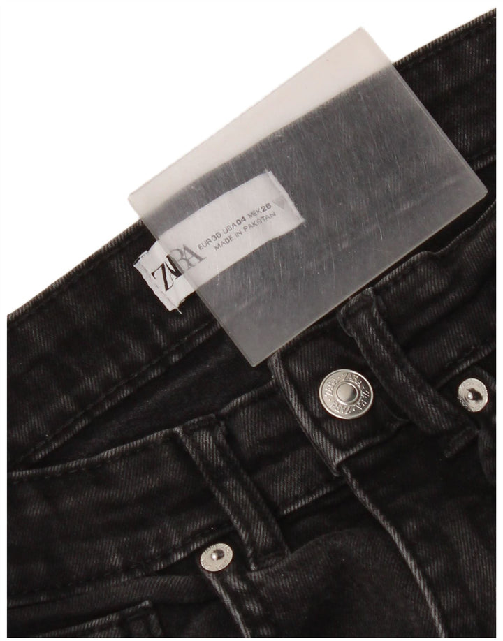 Женские джинсы Bootcut Zara EU 36 XS W26 L25 черные