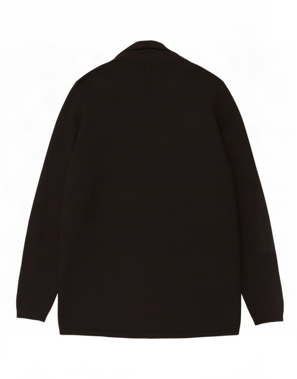Женский открытый кардиган Zara UK 10, маленький черный вискоза