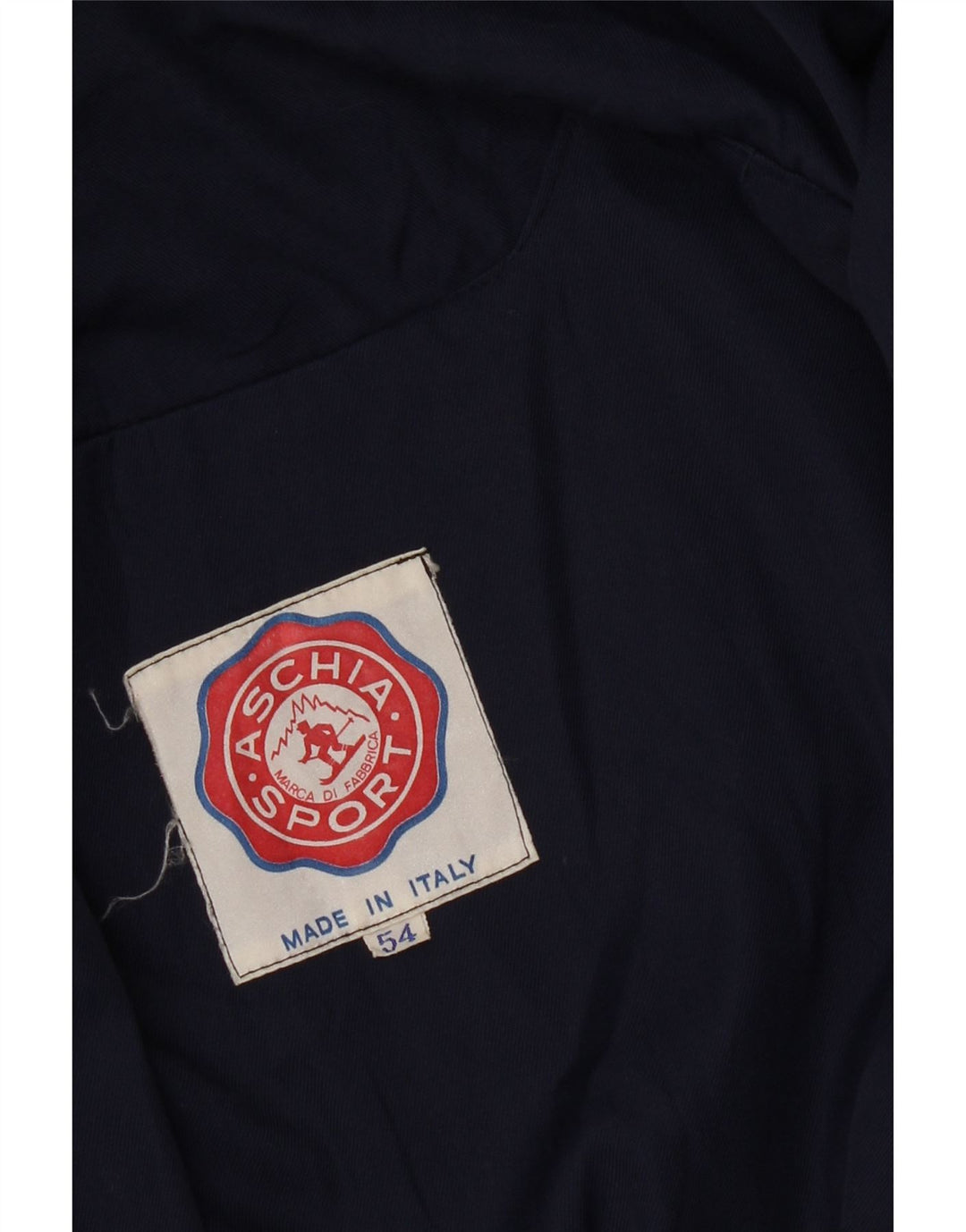 Винтажная мужская куртка с капюшоном IT 54 2XL Темно-синий