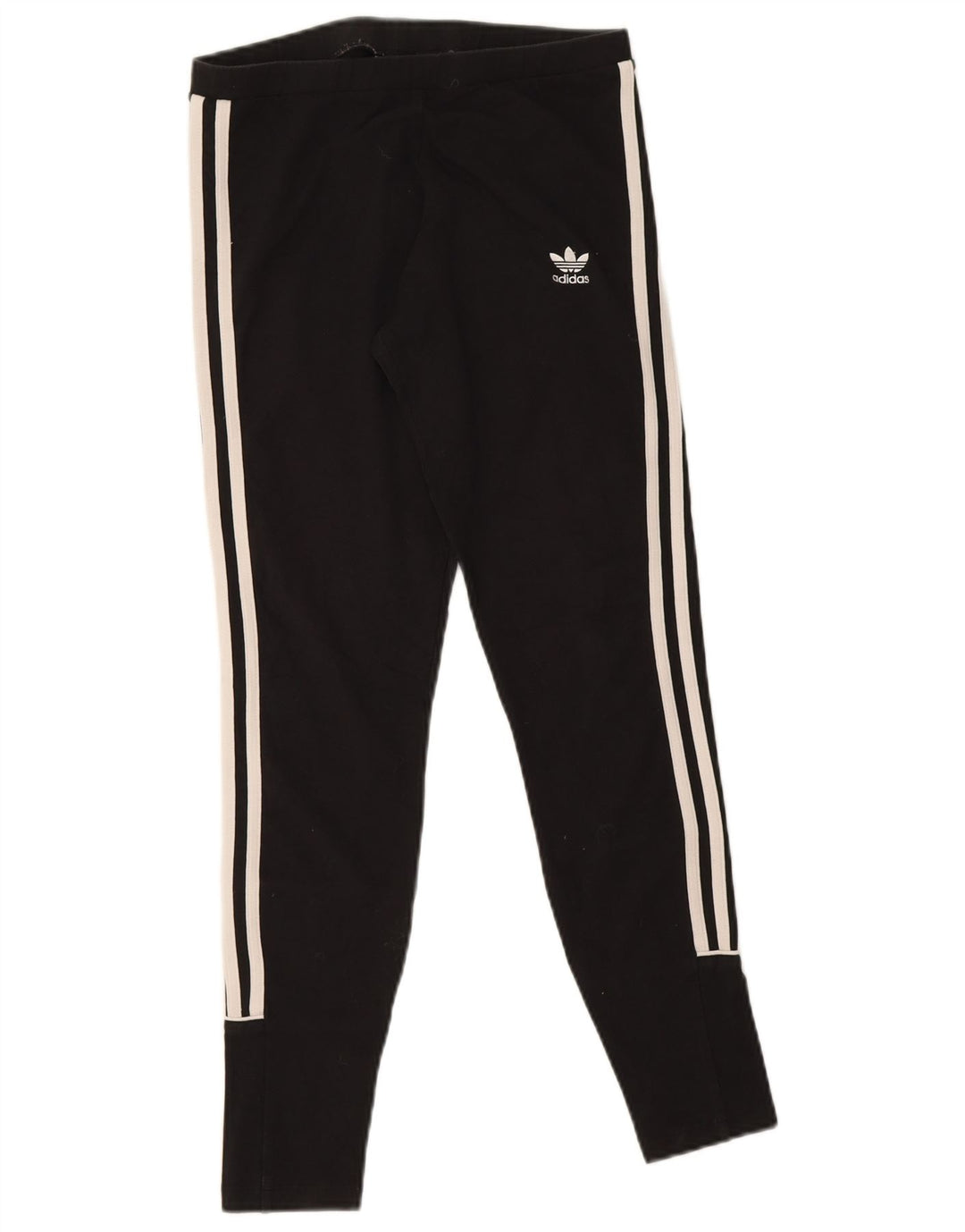 Женские леггинсы Adidas UK 10, маленькие черные хлопковые