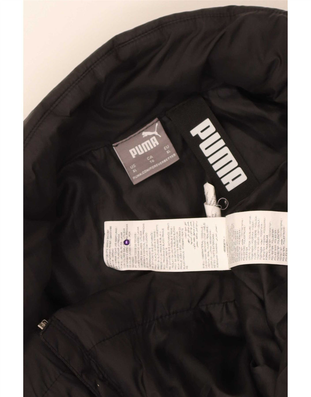 Мужская стеганая куртка Puma UK 42 XL, черный полиэстер