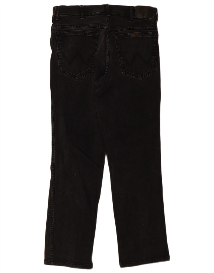 Мужские прямые джинсы Wrangler стандартного кроя W34 L32, серый хлопок