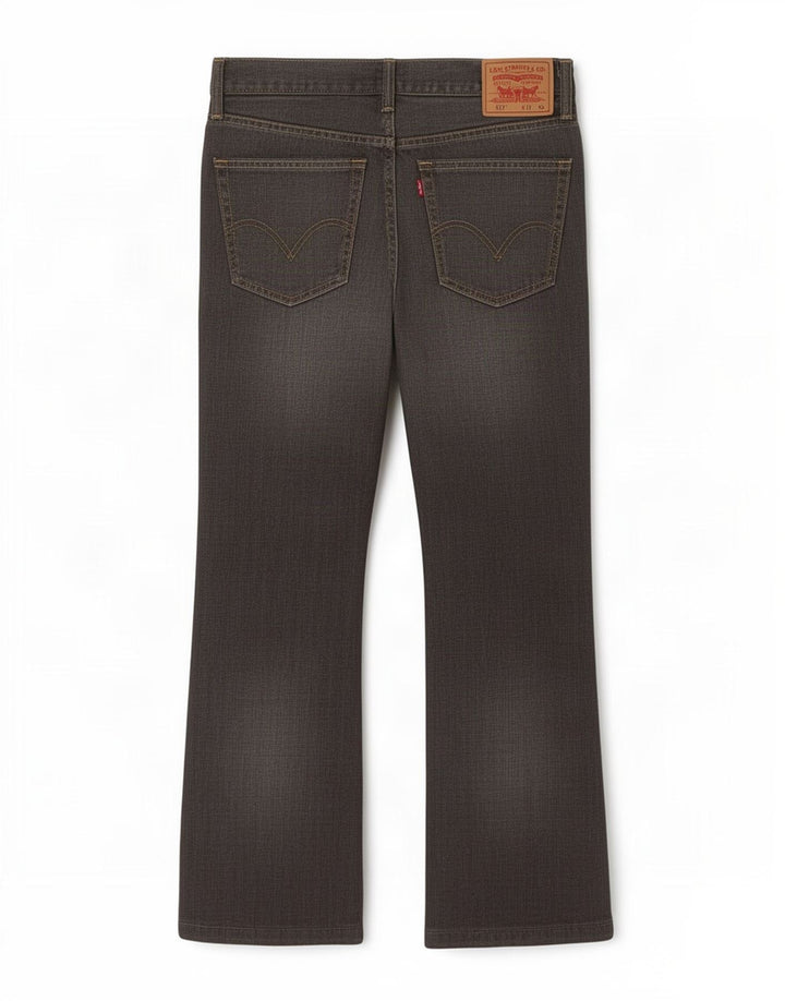 Мужские джинсы Levi's 527 Bootcut W32 L27 Серые хлопковые