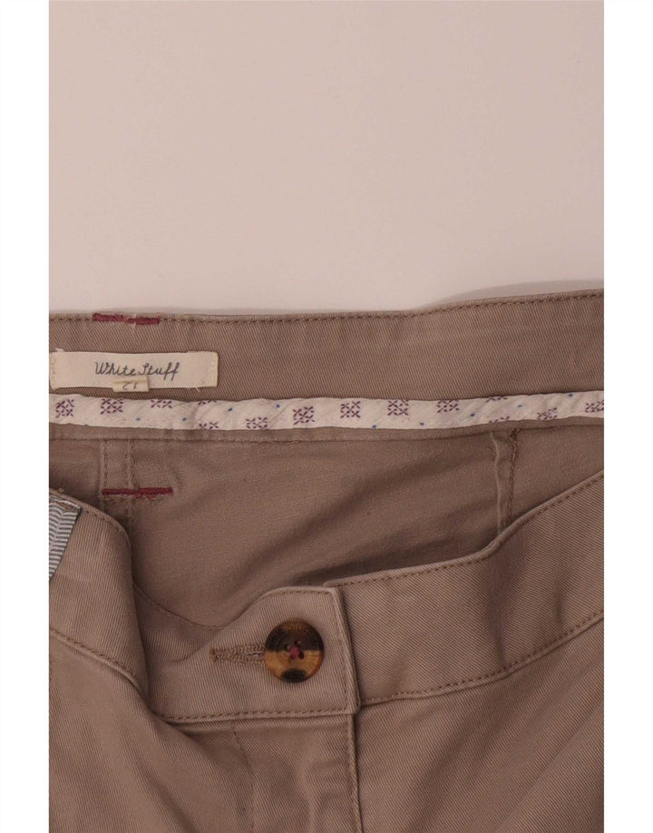 Женские шорты White Stuff UK 12 Medium W34 Бежевые хлопковые