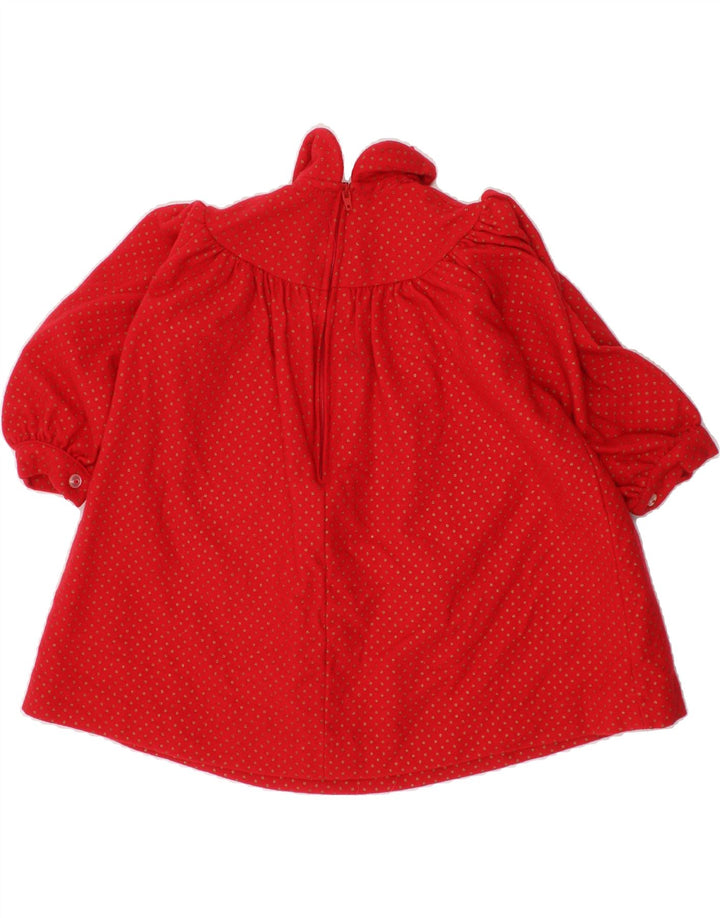 VINTAGE Girls Blouse Top 4-5 Years Red Spotted Vintage Vintage and Second-Hand Vintage from Messina Hembry 