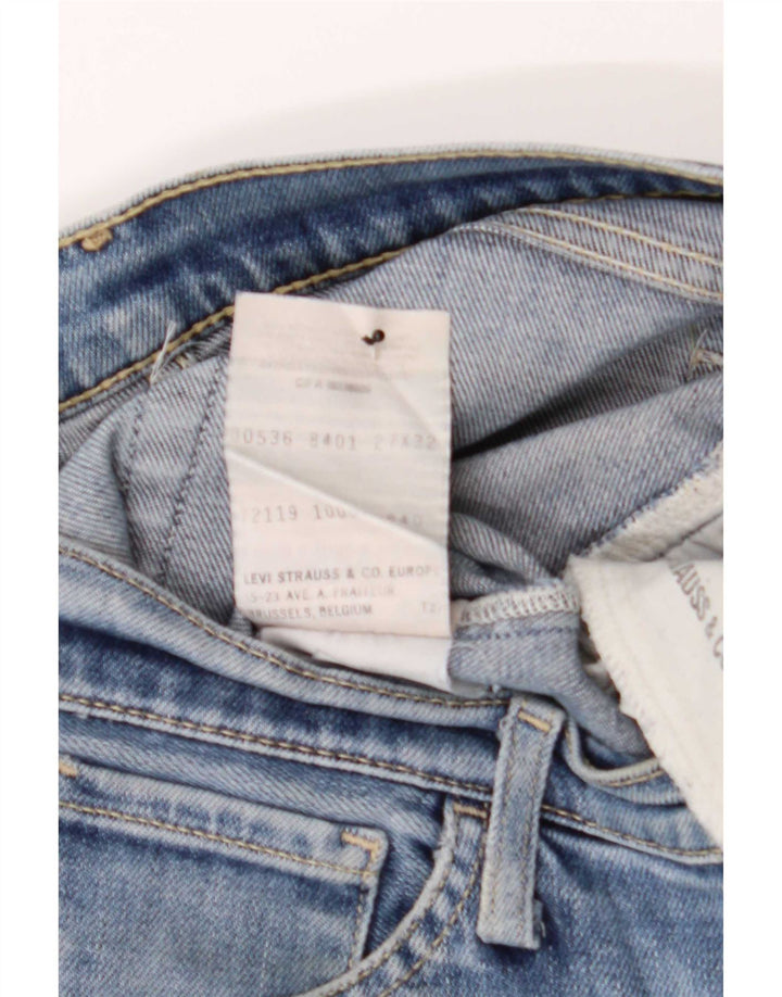 Женские узкие джинсы Levi's W27 L32, синие, хлопок