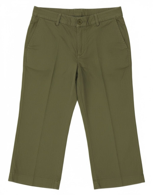 Женские капри Fila UK 16, большие W36 L16, хлопок цвета хаки