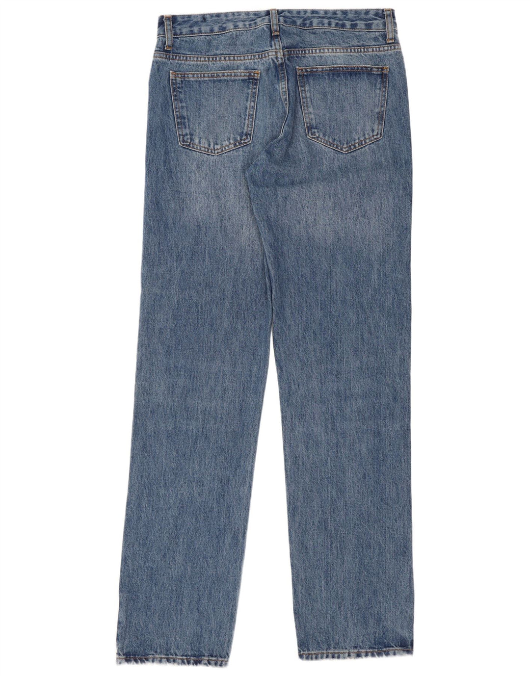 Женские прямые джинсы Zara EU 38, маленькие W28 L33, синие, хлопок