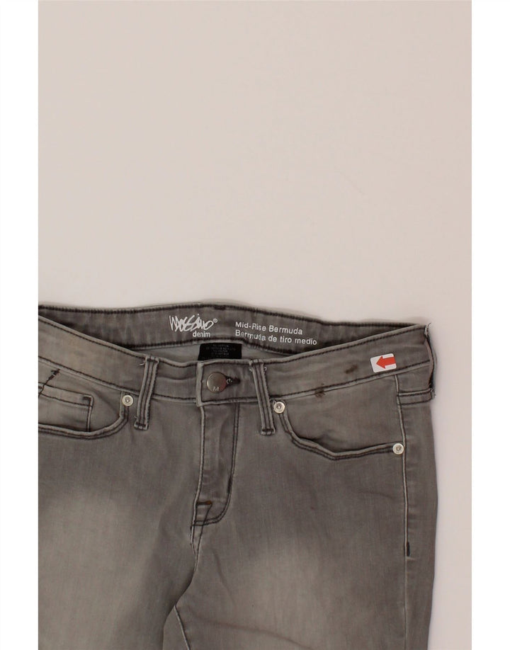 MOSSIMO Womens Bermuda Denim Shorts US 2 XS W26 Grey Cotton Vintage Mossimo and Second-Hand Mossimo from Messina Hembry 