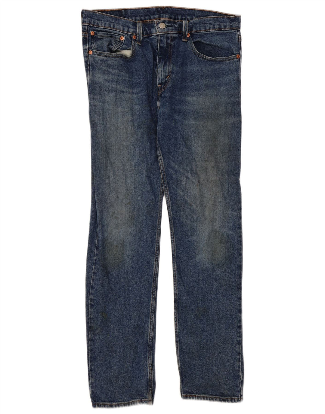 Женские зауженные джинсы Levi's 502 W31 L32, синий хлопок