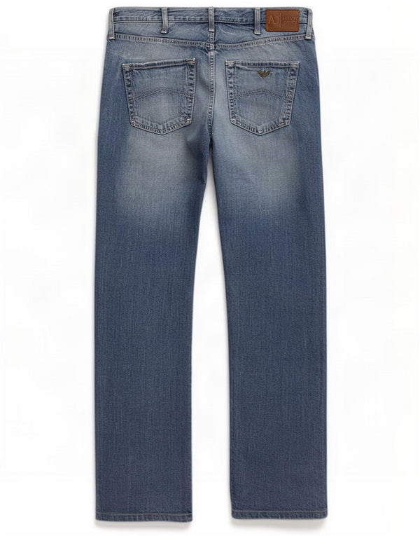 Armani Мужские прямые джинсы W33 L31 Синие