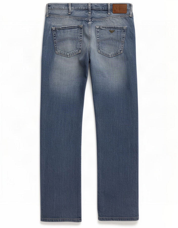 Armani Мужские прямые джинсы W33 L31 Синие