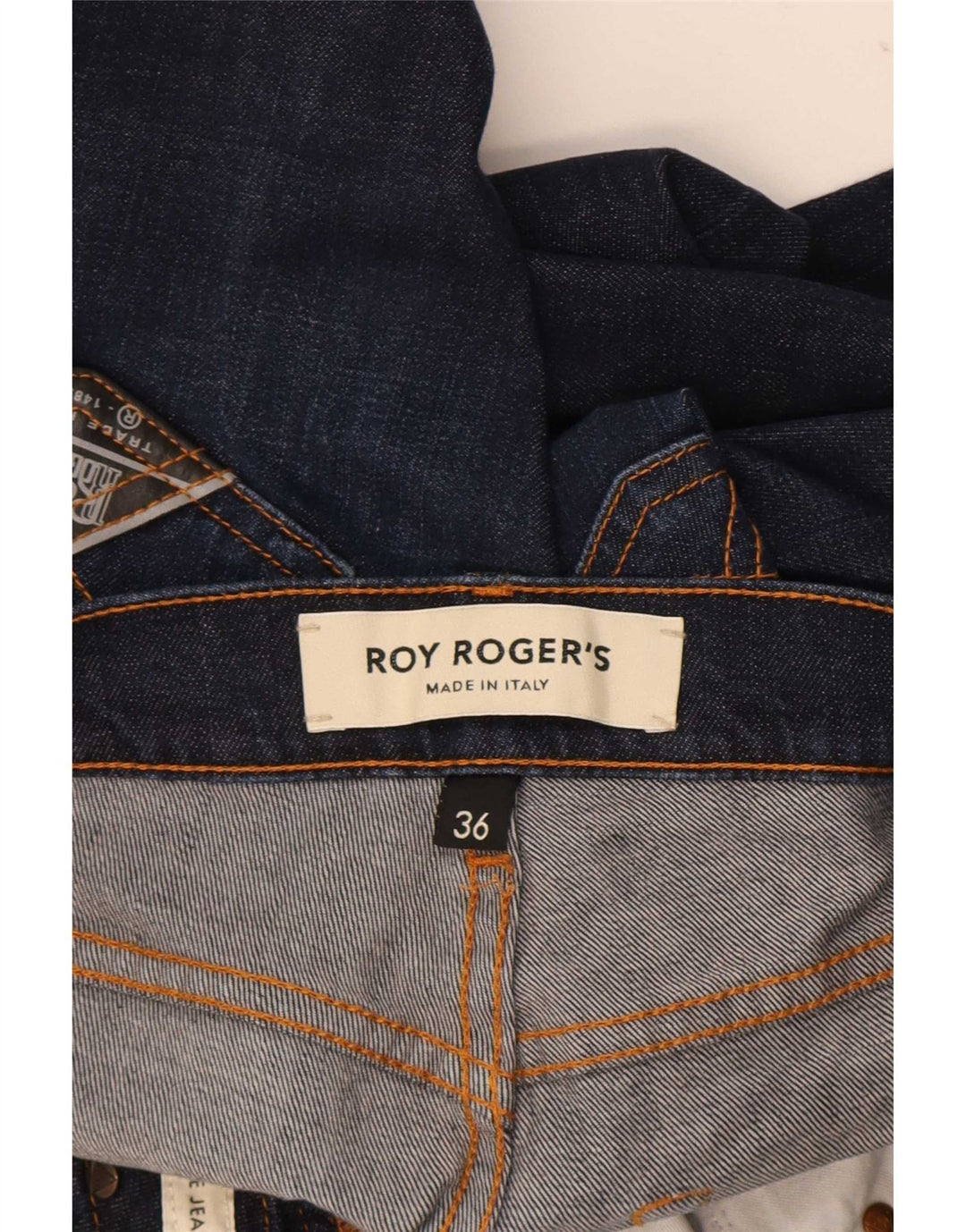 Мужские узкие джинсы Roy Rogers W36 L32, темно-синий хлопок