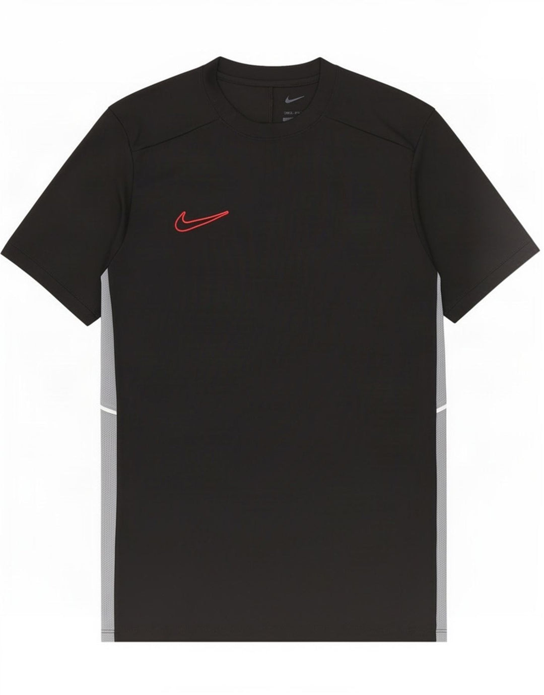 Мужская футболка Nike Dri Fit Slim, верх среднего размера, черный полиэстер с цветными блоками