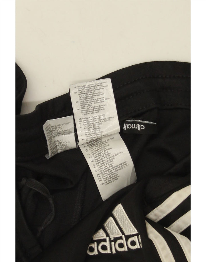 Мужские спортивные брюки Adidas Climalite, большие черные полиэстеровые брюки
