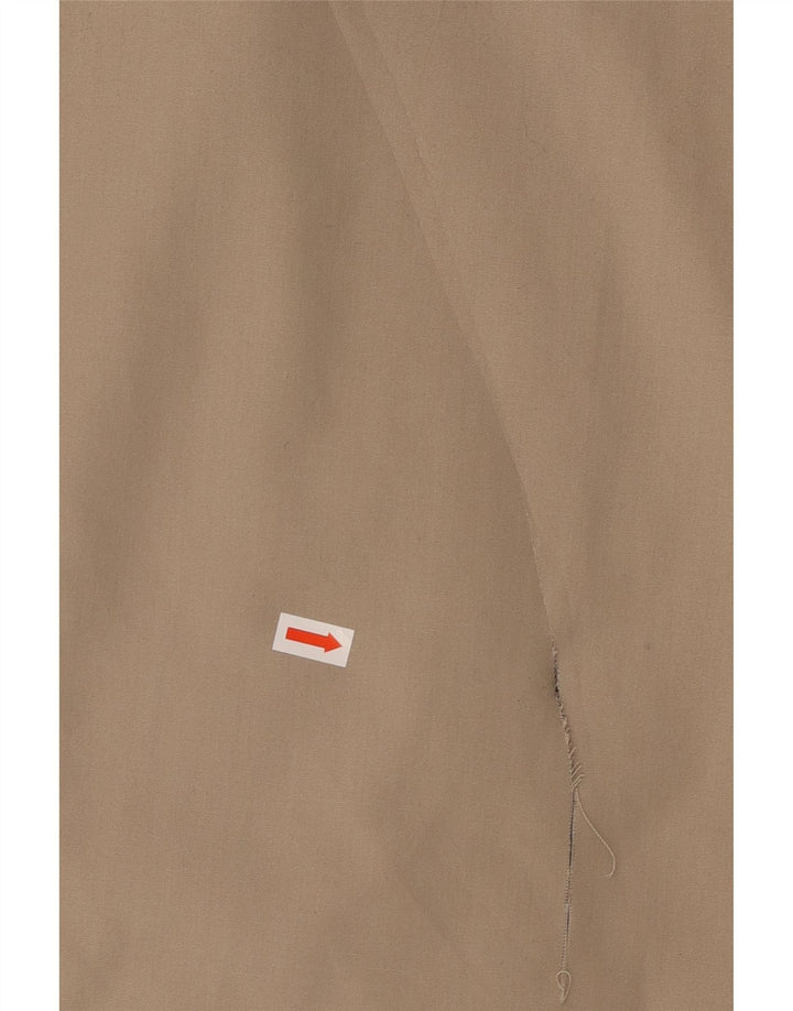 ВИНТАЖНОЕ женское пальто оверсайз из искусственного меха EU 40, средний бежевый полиэстер