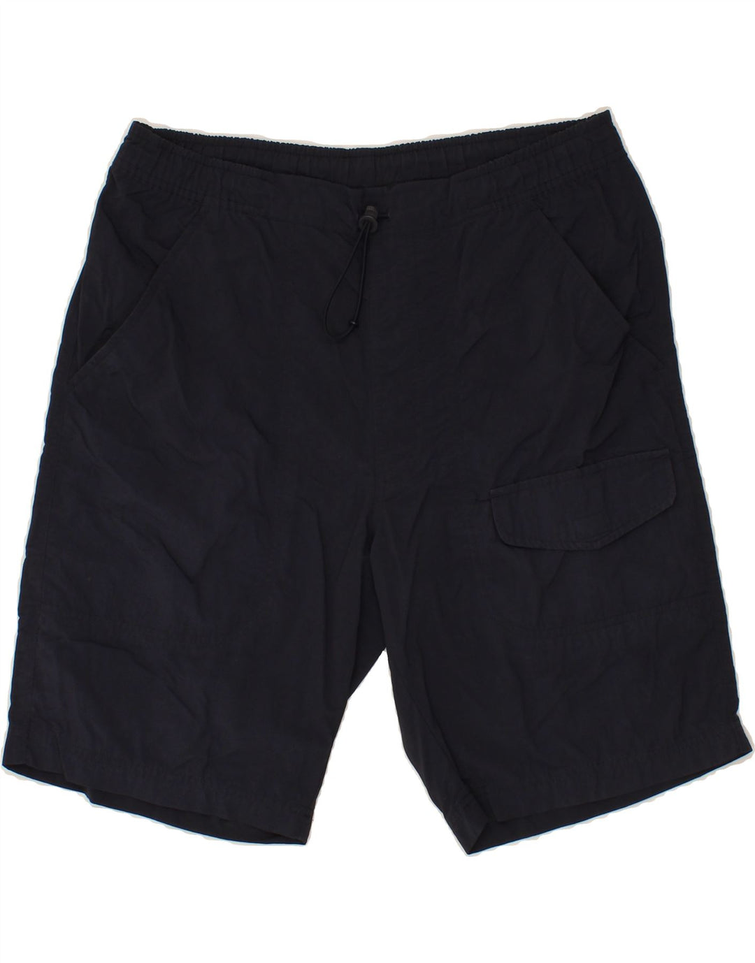 REEBOK Mens Cargo Shorts XS W27  Navy Blue Nylon Vintage Reebok and Second-Hand Reebok from Messina Hembry 