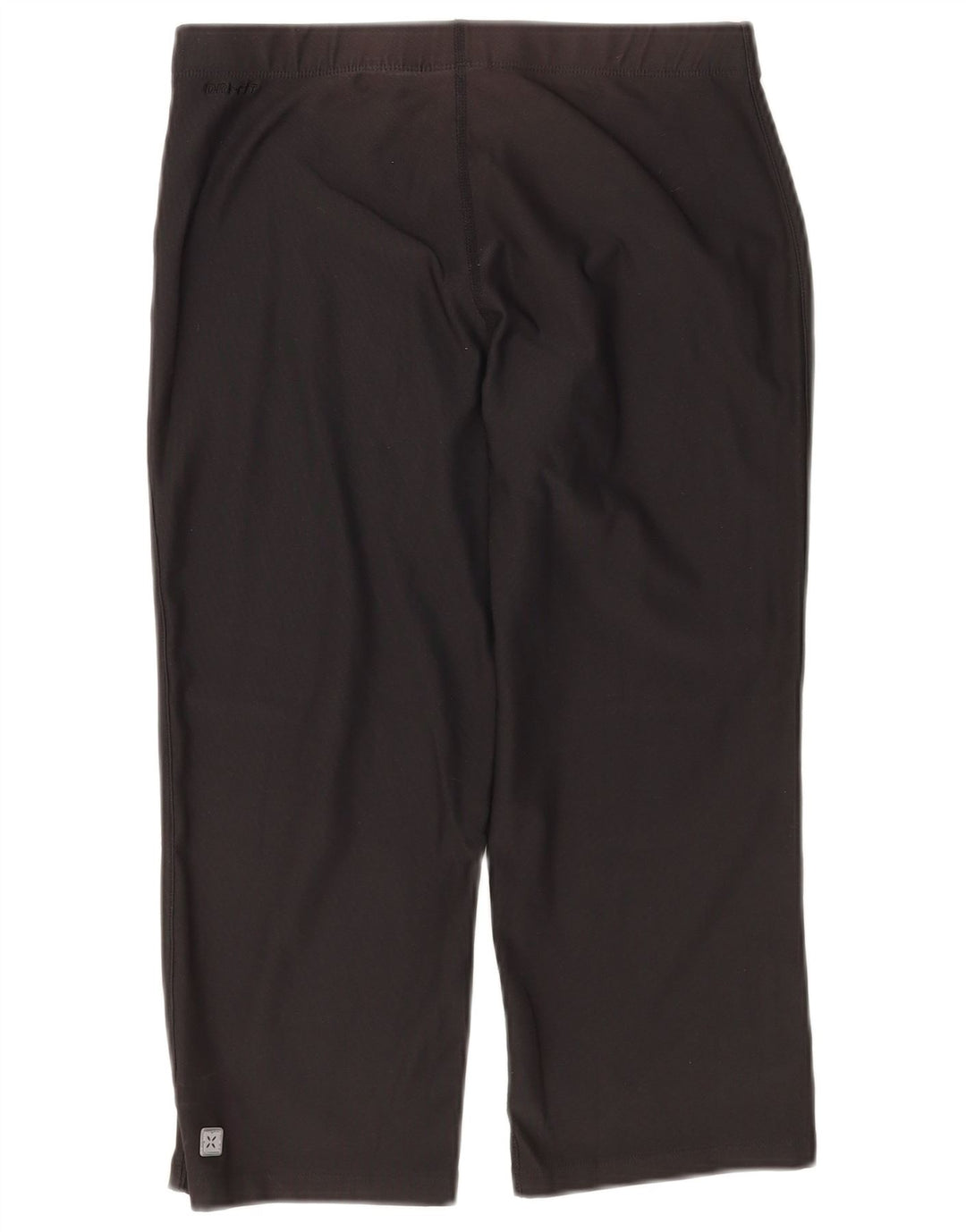 Женские спортивные брюки-капри NIKE Dri Fit UK 10/12, средние черные