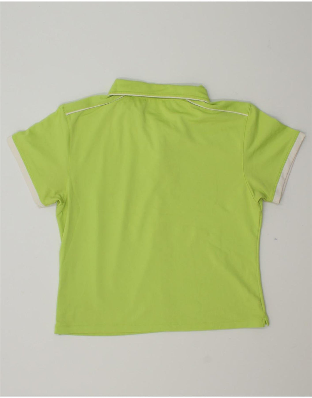 NEW BALANCE Womens Polo shirt UK 16 Large Green Polyester Vintage New Balance and Second-Hand New Balance from Messina Hembry 