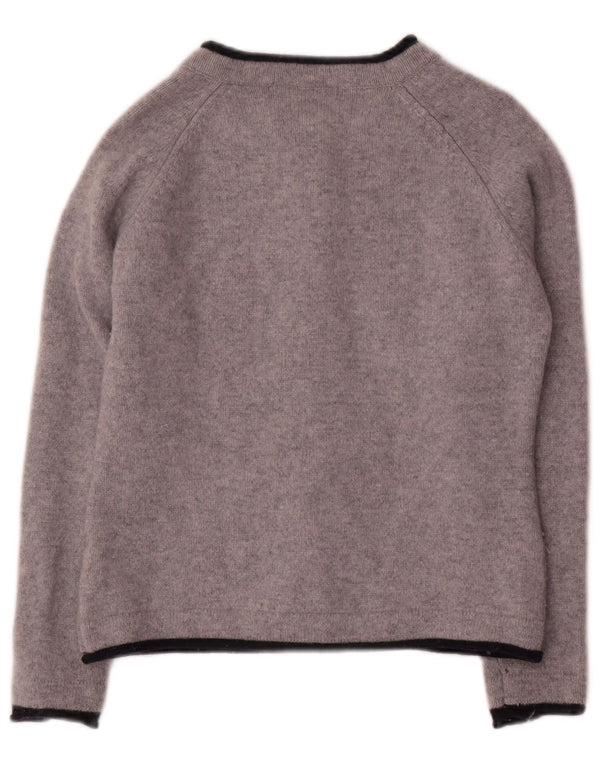 Женский укороченный кардиган IRELANDS EYE, Великобритания, 18 XL, серая шерсть