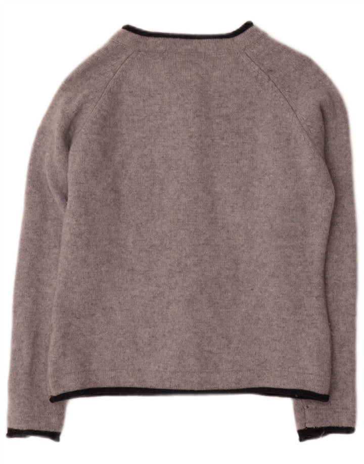 Женский укороченный кардиган IRELANDS EYE, Великобритания, 18 XL, серая шерсть