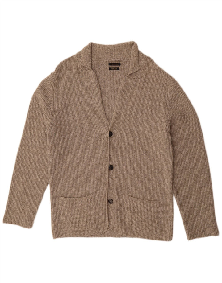 Мужской кардиган Massimo Dutti, большой серый