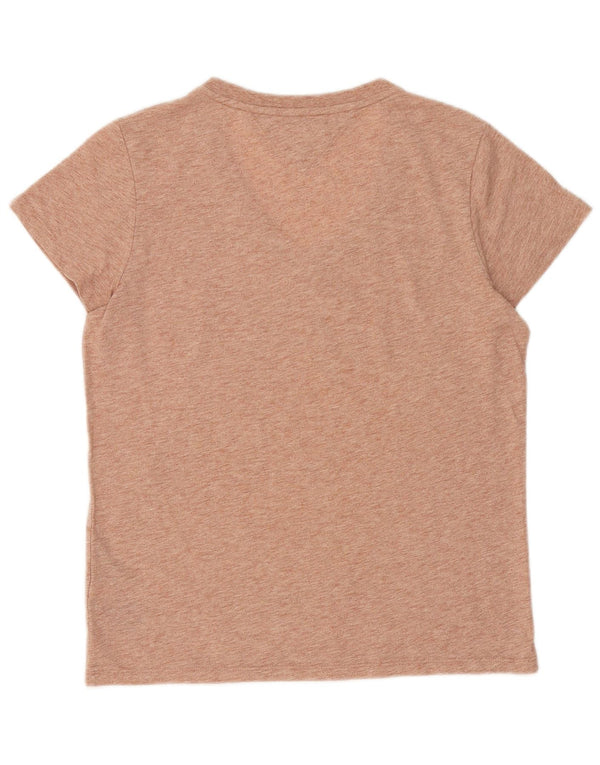 Женская футболка оверсайз с рисунком Tommy Hilfiger Top UK 6 XS Оранжевая