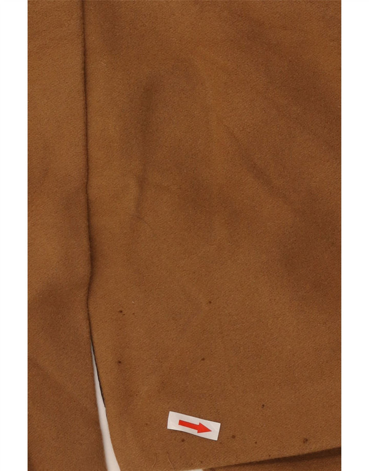 Мужское пальто Zara UK 38, средний бежевый, шерсть