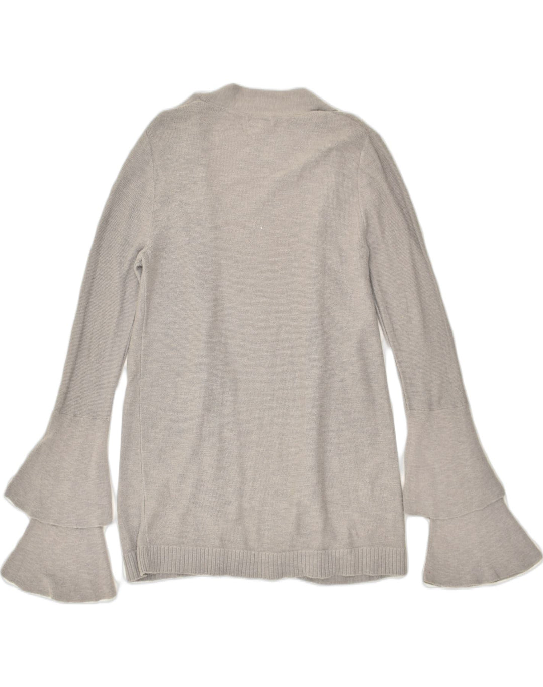 J. CREW Womens Cardigan Sweater UK 10 Small Grey Cotton | Vintage J. Crew | Thrift | Second-Hand J. Crew | Used Clothing | Messina Hembry 