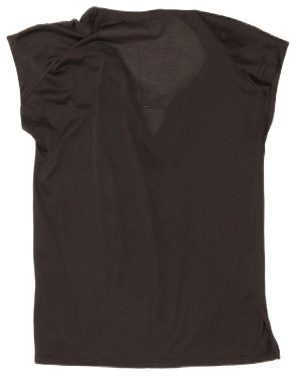 Женская блузка Zara Top UK 10, маленькая черная