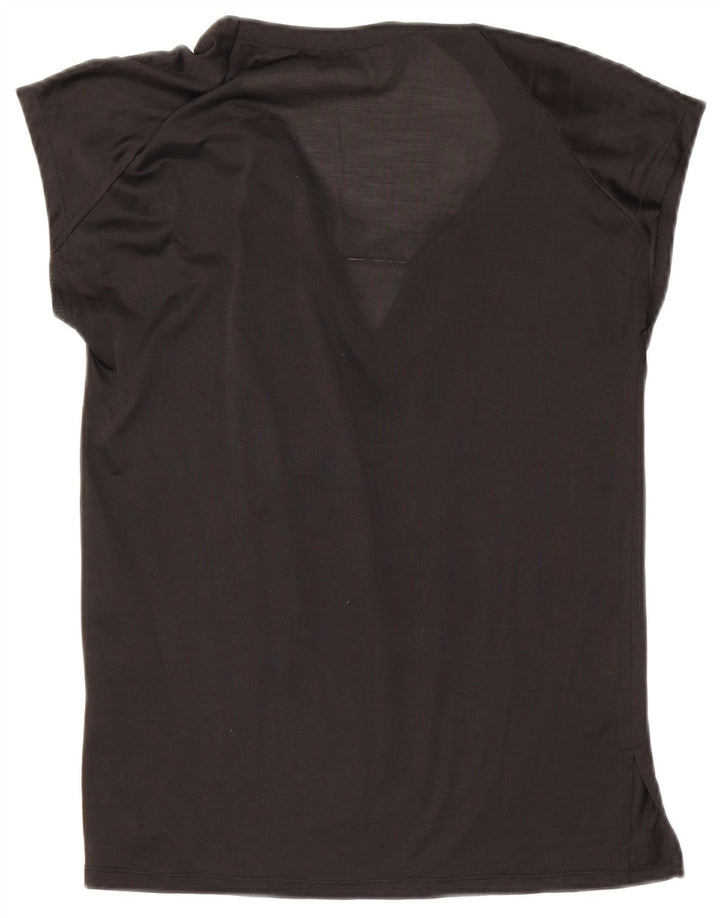 Женская блузка Zara Top UK 10, маленькая черная