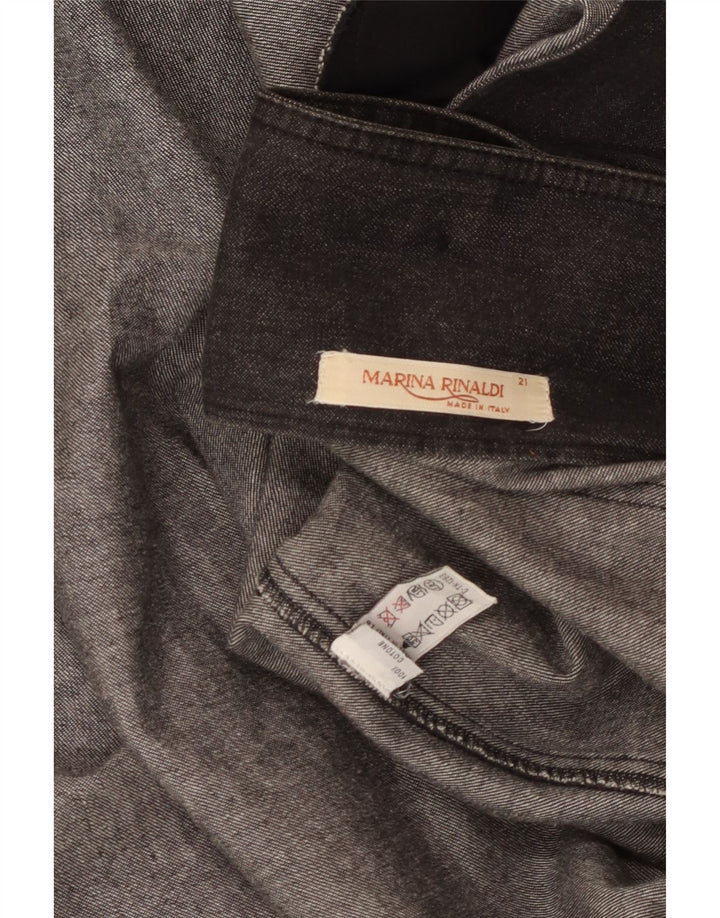 Женский пиджак оверсайз с 2 пуговицами Marina Rinaldi, размер 21, средний черный