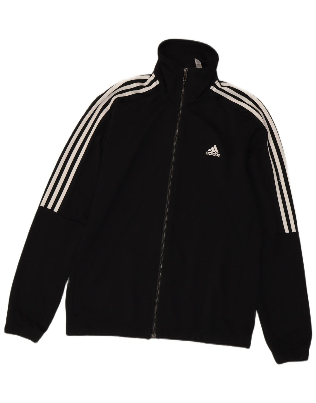Мужская спортивная куртка ADIDAS UK 42/44, большой черный полиэстер