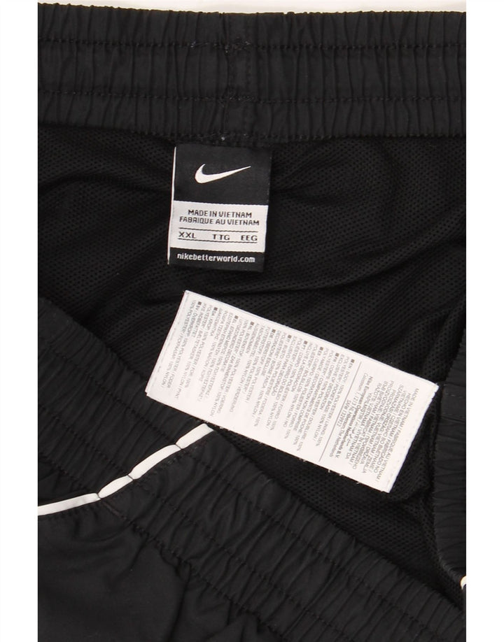 Мужские спортивные шорты с рисунком Nike 2XL, черные, полиэстер