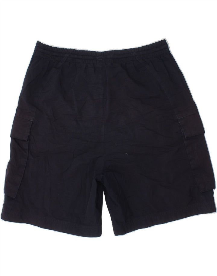 ADIDAS Boys Graphic Sport Shorts 9-10 Years  Navy Blue Polyester Vintage Adidas and Second-Hand Adidas from Messina Hembry 