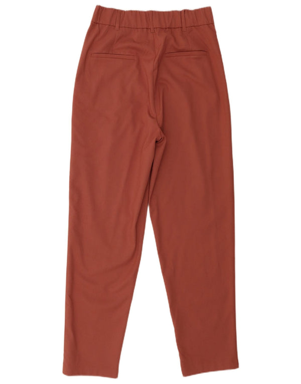 Женские повседневные зауженные брюки Zara Medium W28 L27 Коричневые