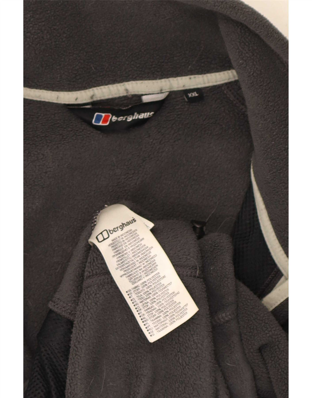 Мужская флисовая куртка Berghaus UK 44 2XL серая полиэстер