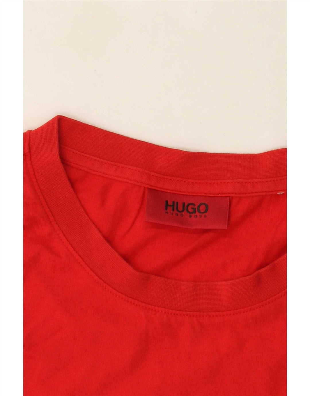 Мужская футболка с рисунком Hugo Boss, маленький красный