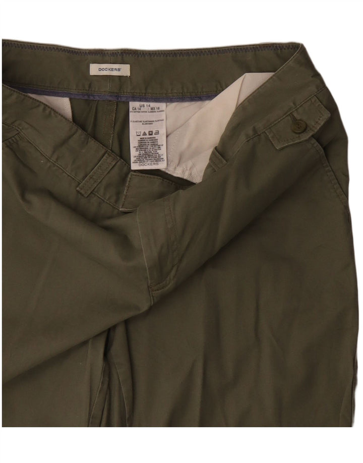 Женские шорты чинос DOCKERS США 14 XL W36 Хаки Хлопок