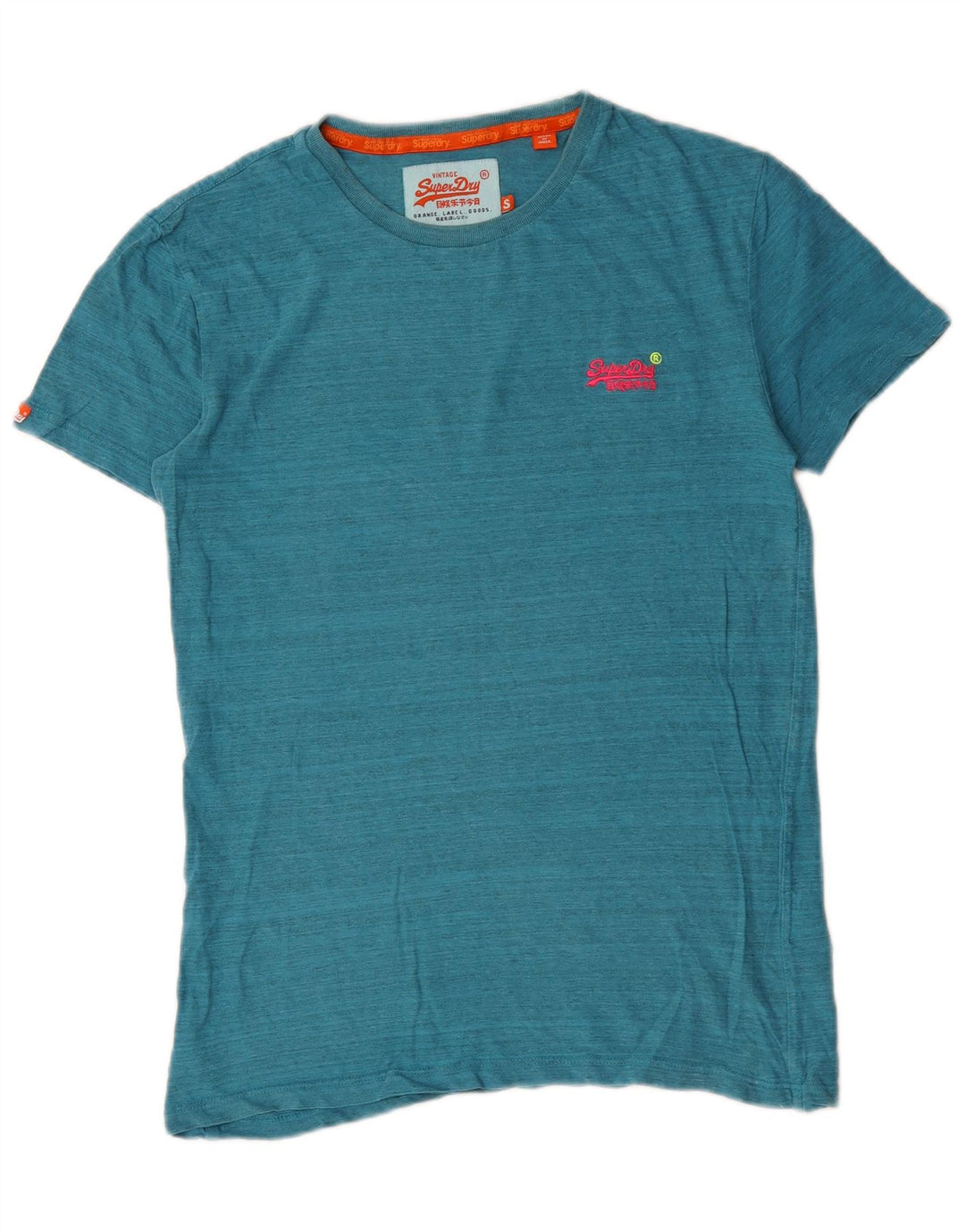 Мужская футболка Superdry Top, маленькая синяя хлопковая полоска