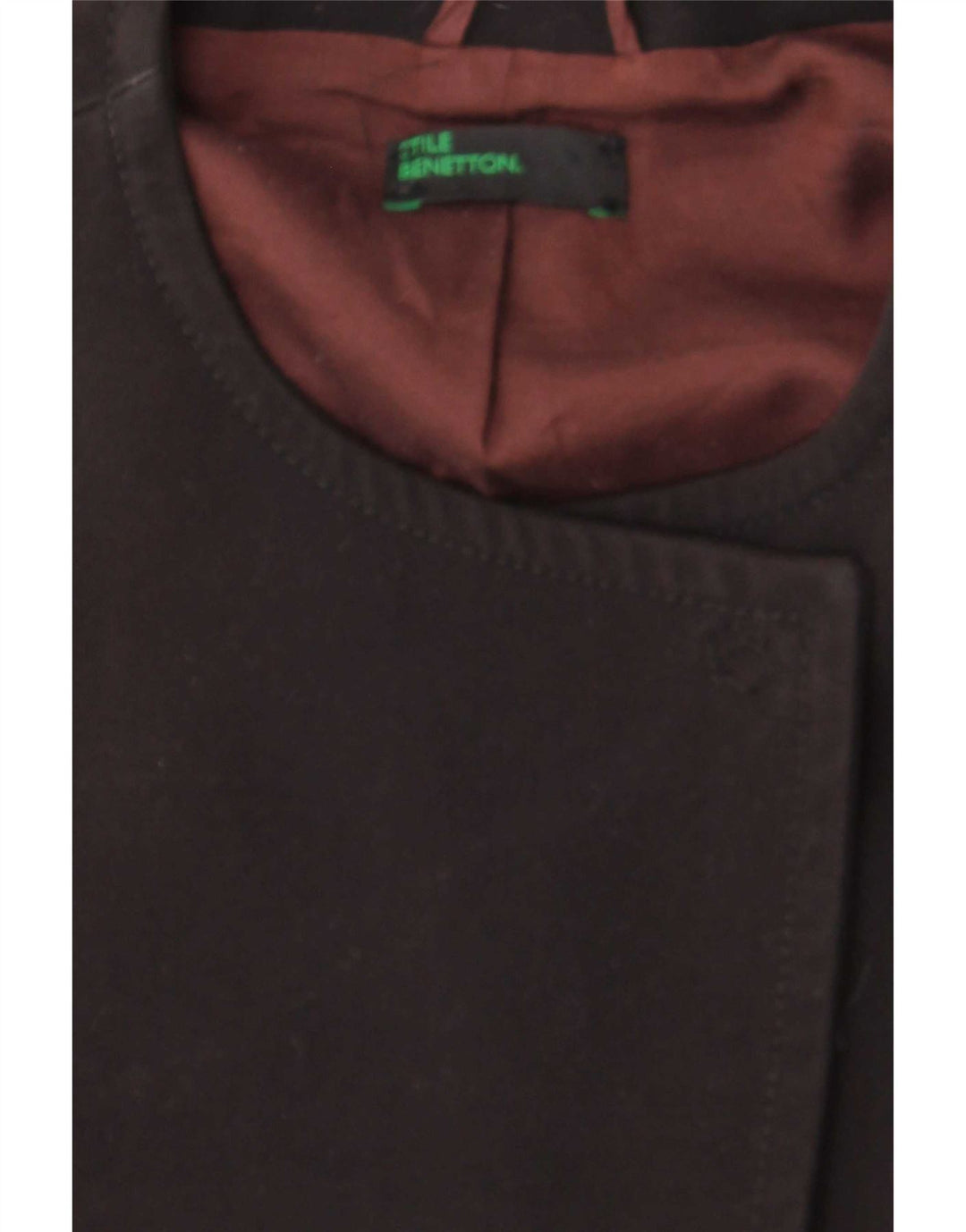 Женское пальто Benetton UK 12 Medium Black