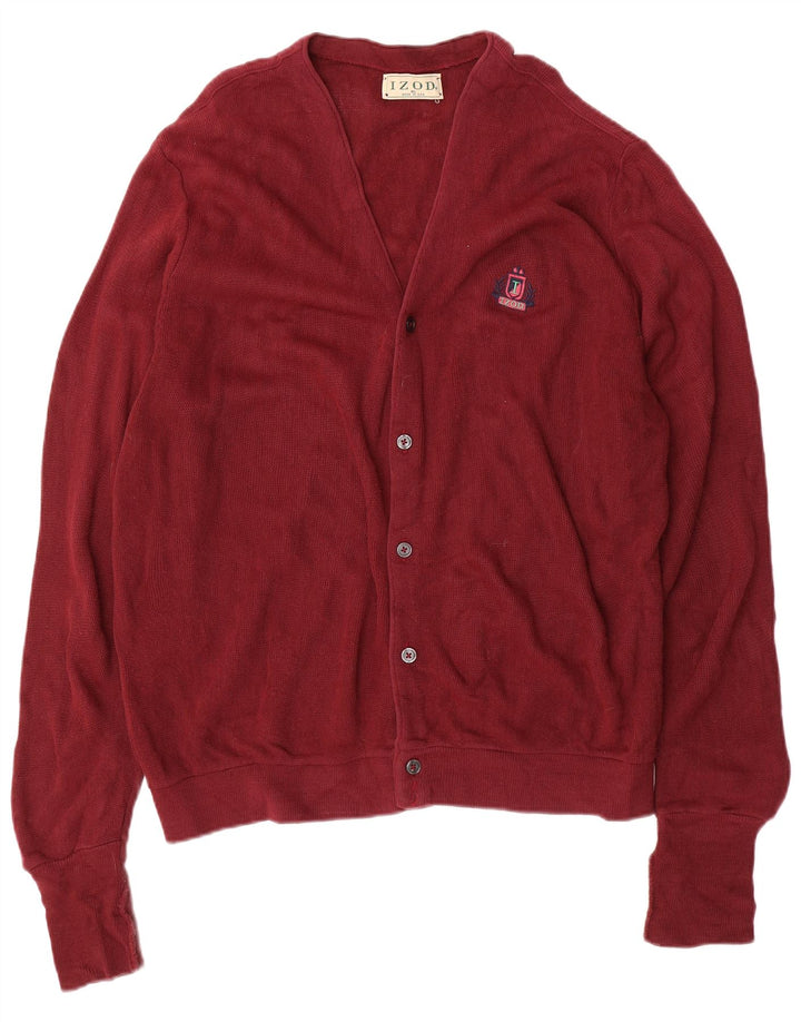 Мужской кардиган Izod XL бордовый акрил