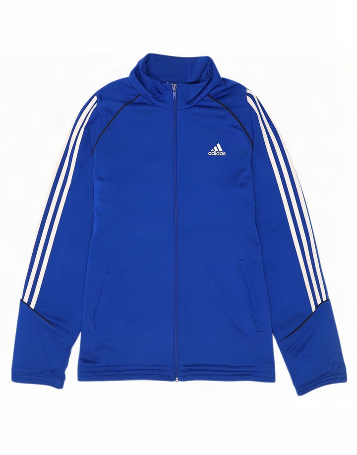 Мужской спортивный костюм Adidas, верхняя куртка, средний синий полиэстер