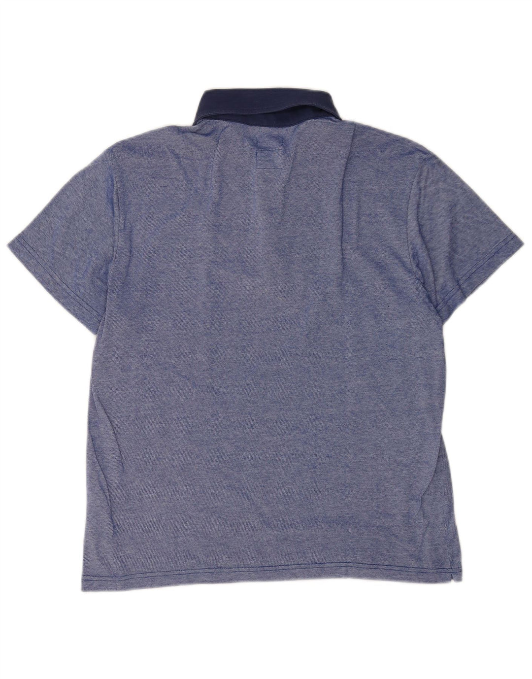 Henry Cottons Mens Slim Fit Polo Shirt Medium Blue Cotton