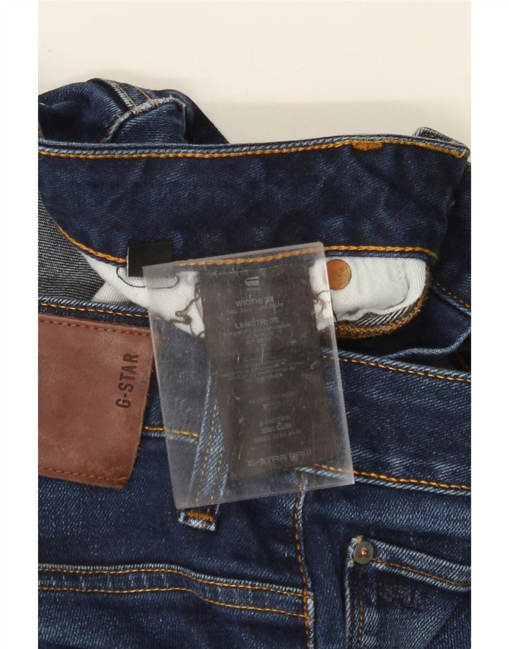 Мужские узкие джинсы G-STAR W32 L32, темно-синий хлопок