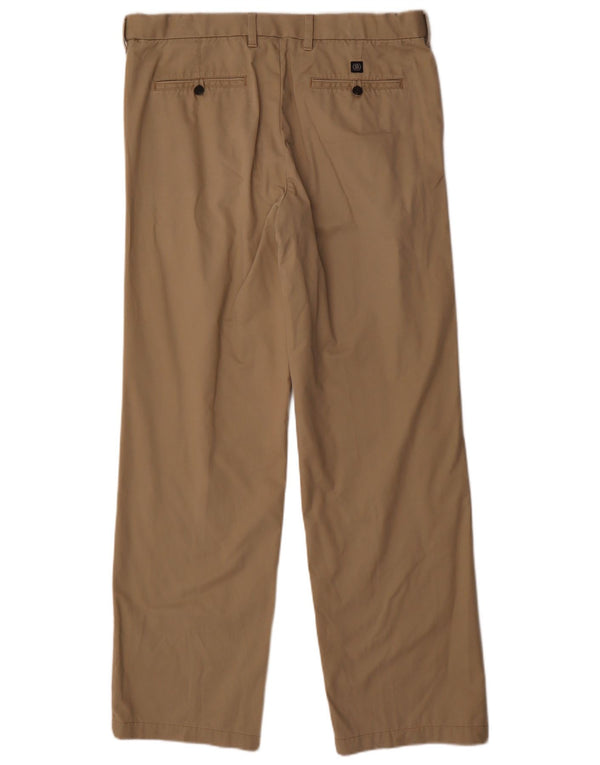Мужские прямые брюки чинос Marks & Spencer Blue Harbour W36 L33 бежевые