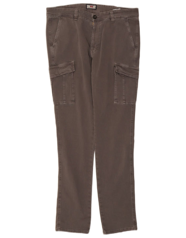 Carrera Мужские брюки карго IT 50 Large W34 L32 Серые хлопковые