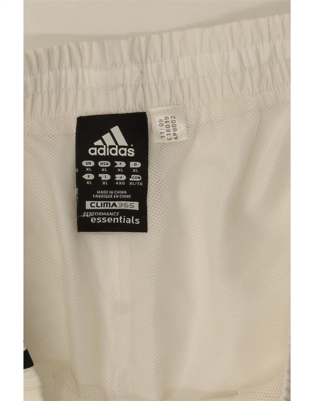 Adidas Mens Clima 365 Спортивные шорты XL Белый Полиэстер