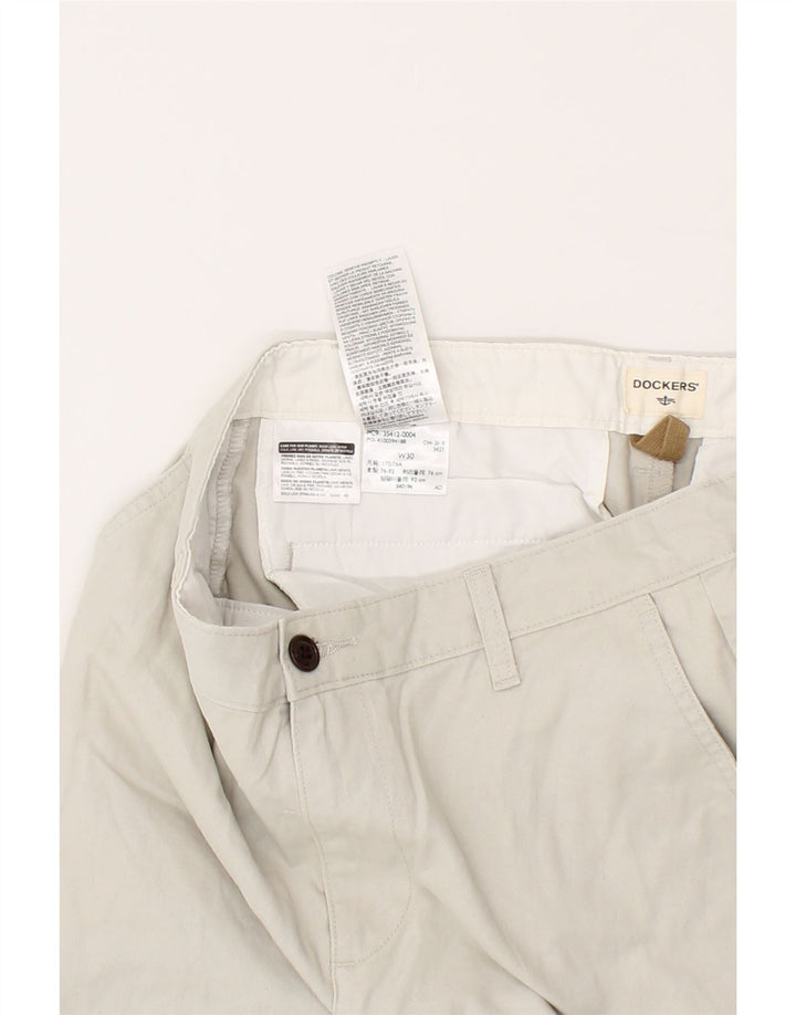 DOCKERS Mens Chino Shorts W30 Medium Beige Cotton Vintage Dockers and Second-Hand Dockers from Messina Hembry 