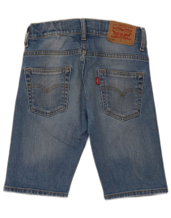Джинсовые шорты Levi's Boys 511 Slim, 9–10 лет, W24, синие, хлопок